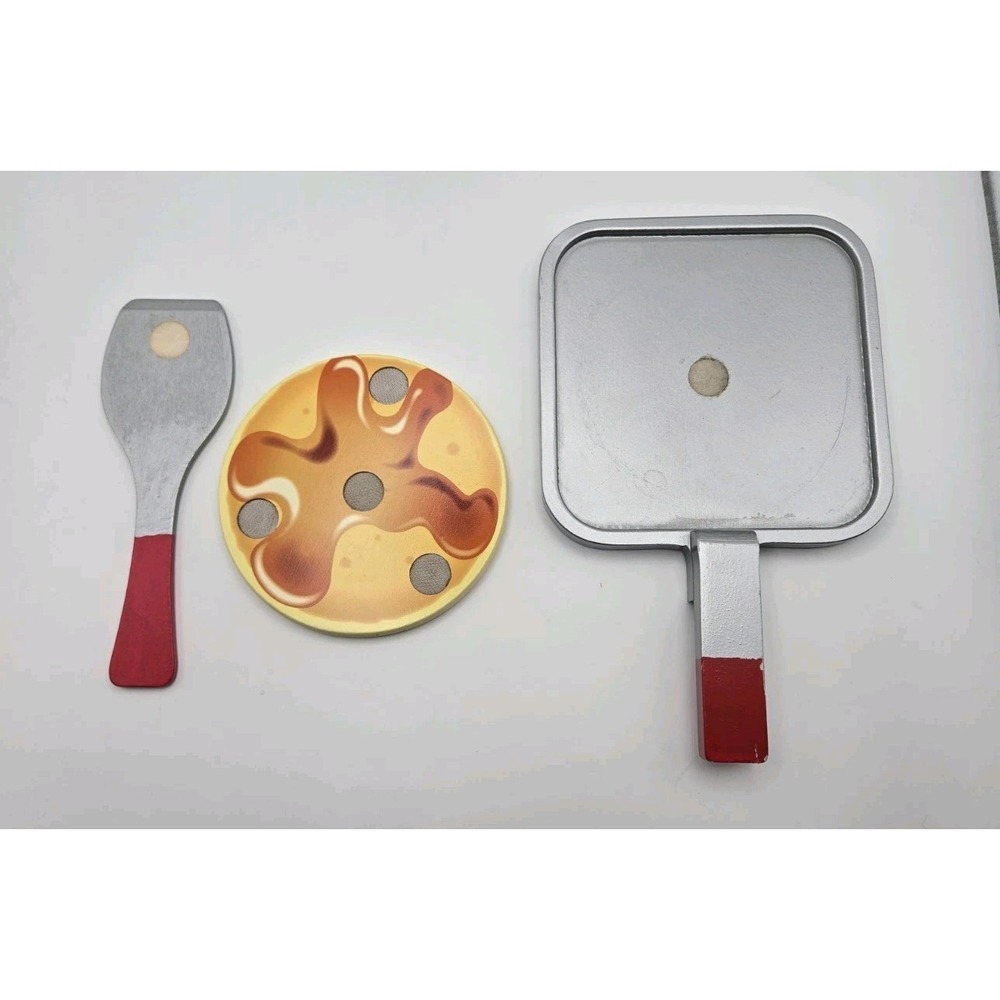 Melissa & Doug wooden Flip & Serve Pancake Set (partial set).
